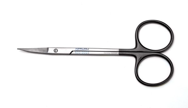 Scissor, Iris, Curved, SC, 4.5″