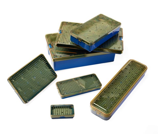 Container, Plastic, Mat, Base & Lid, 6.0″ x 10.0″ x .75″