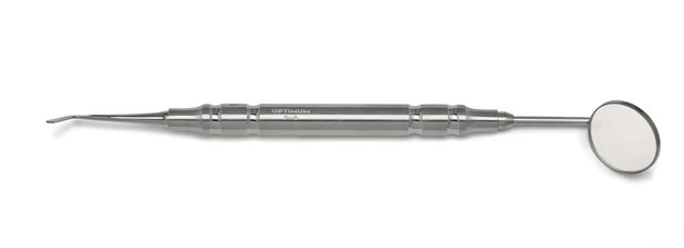 Mirror, Laryngeal, #4 w/ Filler, 6.75″