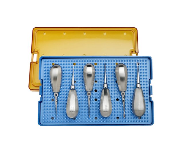 Winged-Tip Elevator Pack With Sterilization Tray 1mm – 6mm